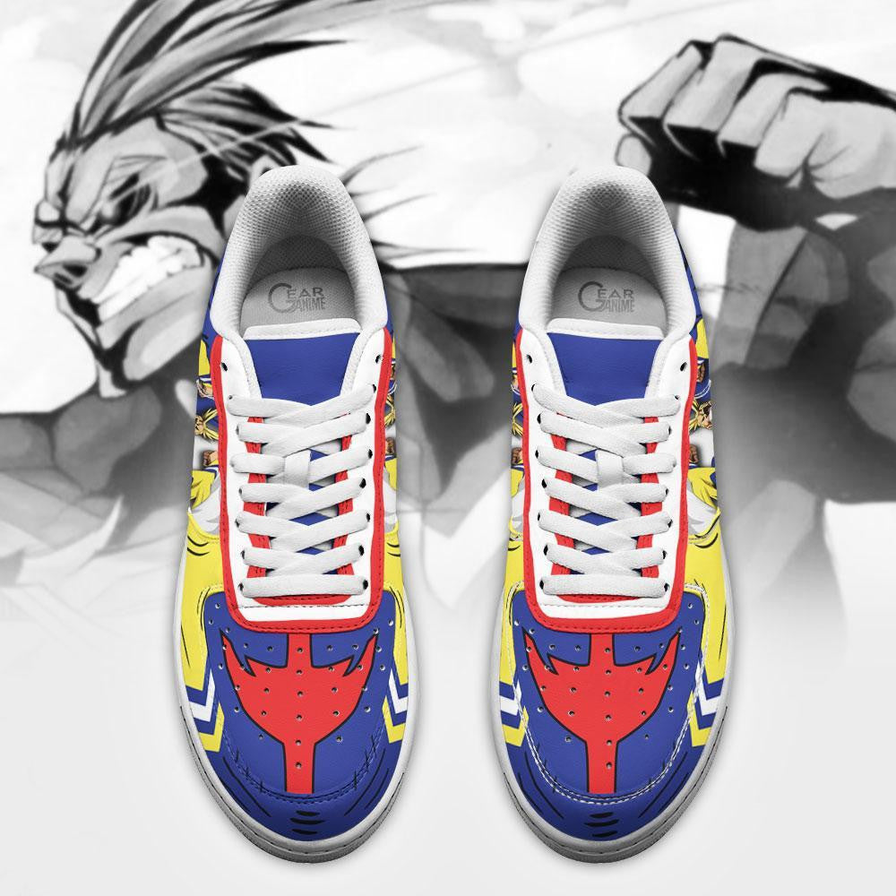 Baskets Anime All Might One For All en Cuir Chaussures Basses Unisexes Anime Manga