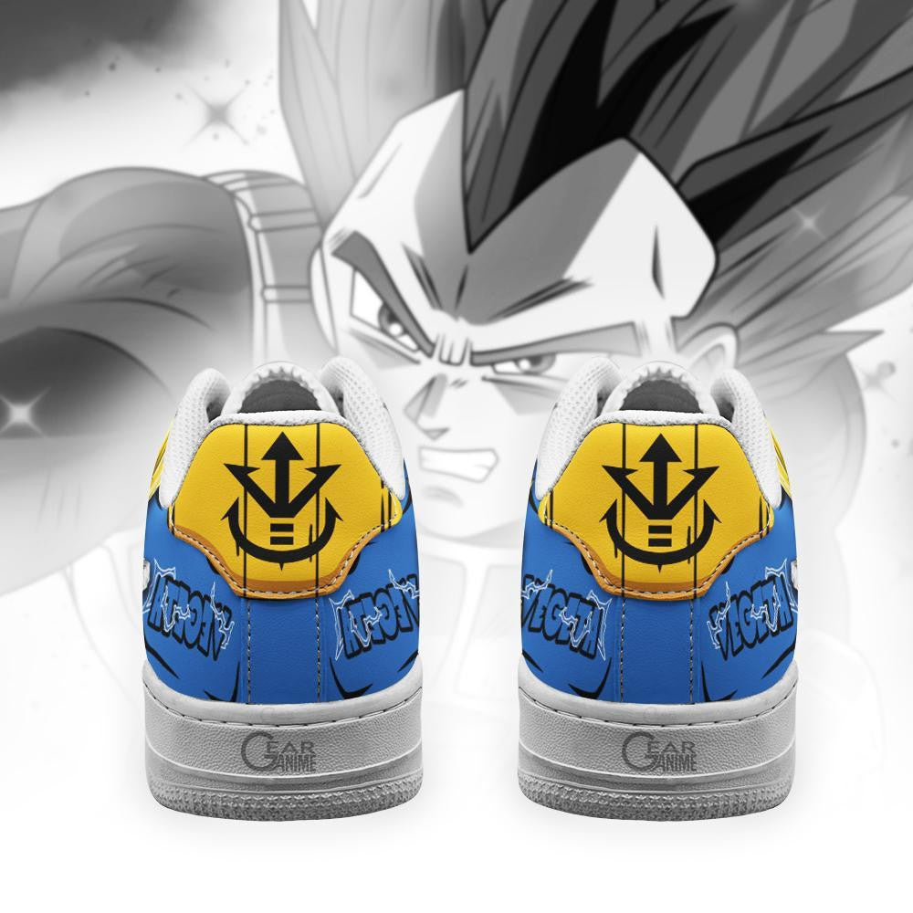 Baskets Anime Vegeta SSJ en Cuir Chaussures Basses Unisexes Dragon Ball