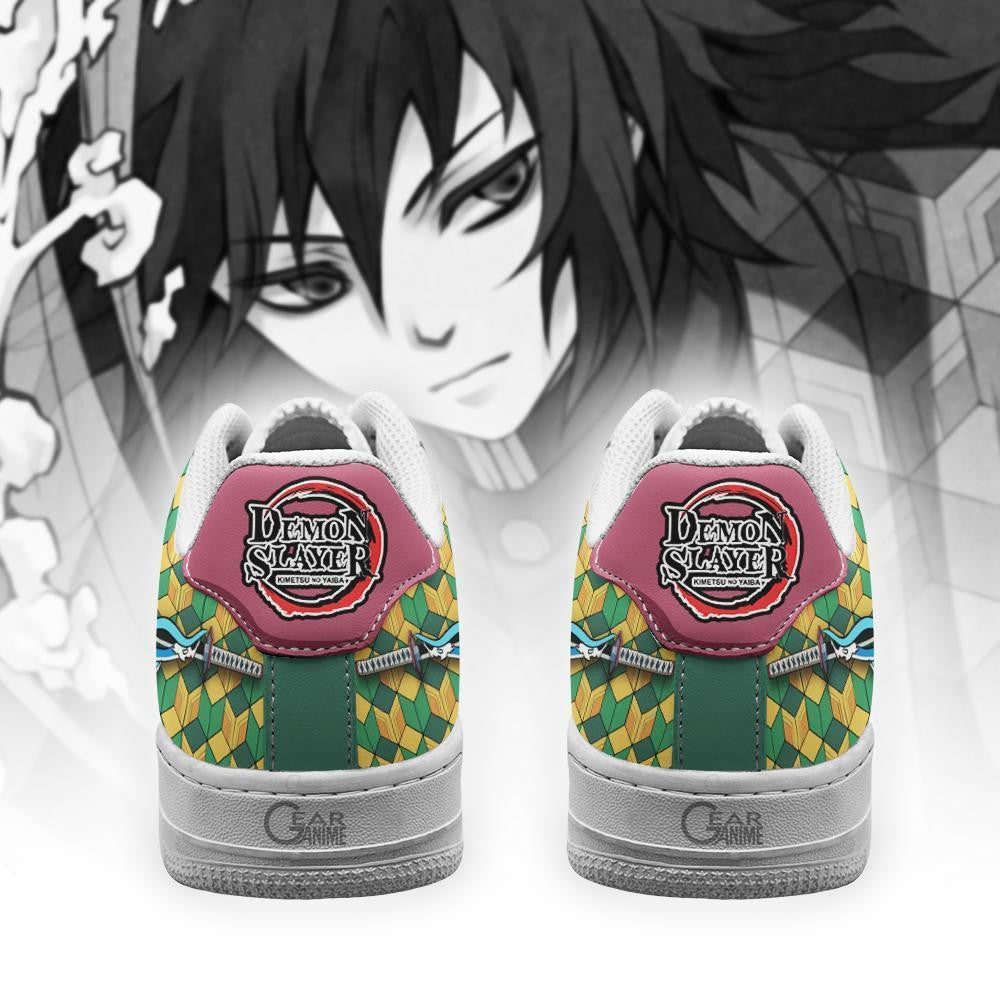 Baskets Anime Giyuu Tomioka en Cuir Chaussures Basses Unisexes Anime Manga
