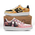 Baskets Anime Zenitsu and Nezuko en Cuir Chaussures Basses Unisexes Demon Slayer