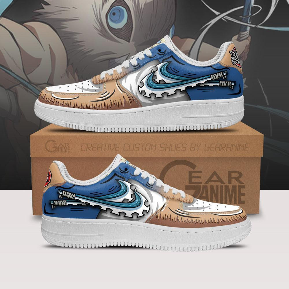 Baskets Anime Inosuke's Blade en Cuir Chaussures Basses Unisexes Anime Manga