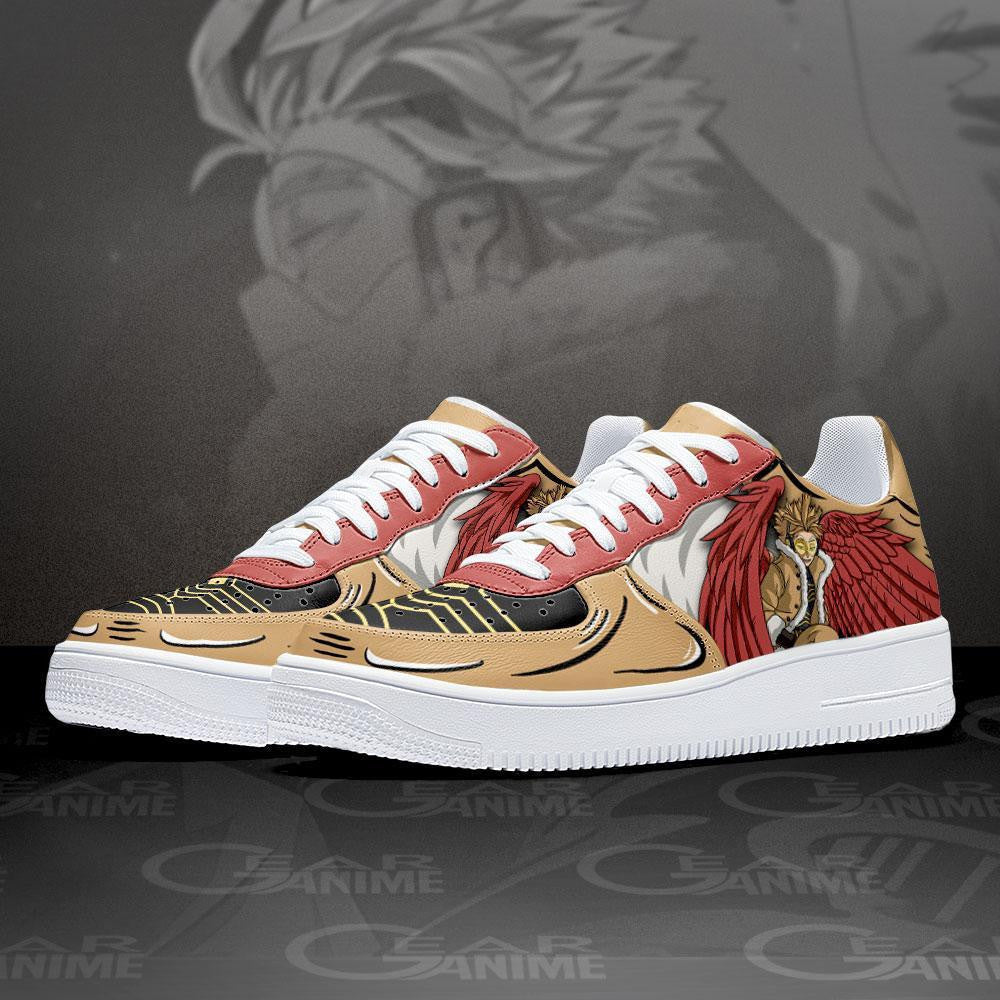 Baskets Anime Keigo Takami Hawks en Cuir Chaussures Basses Unisexes Anime Manga