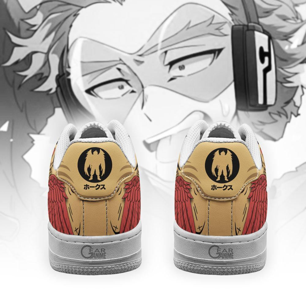 Baskets Anime Keigo Takami Hawks en Cuir Chaussures Basses Unisexes Anime Manga