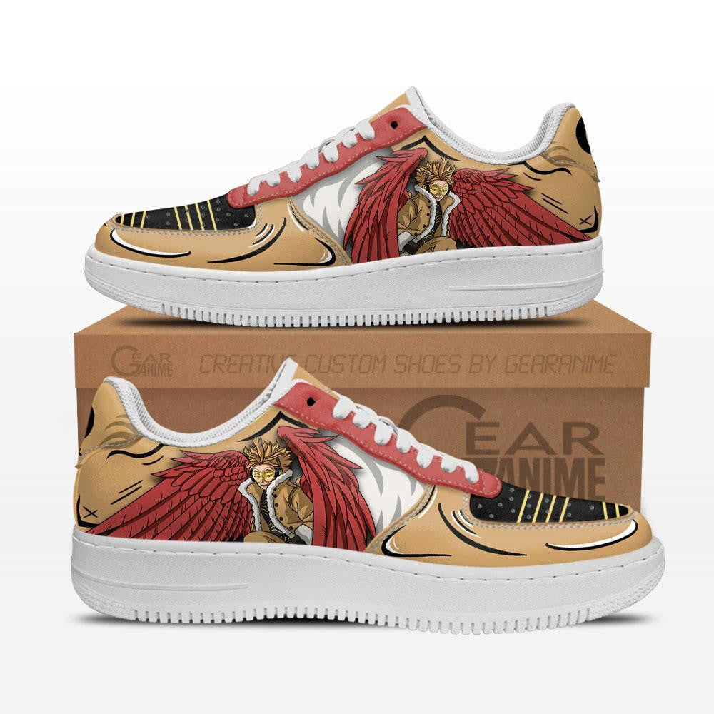Baskets Anime Keigo Takami Hawks en Cuir Chaussures Basses Unisexes Anime Manga