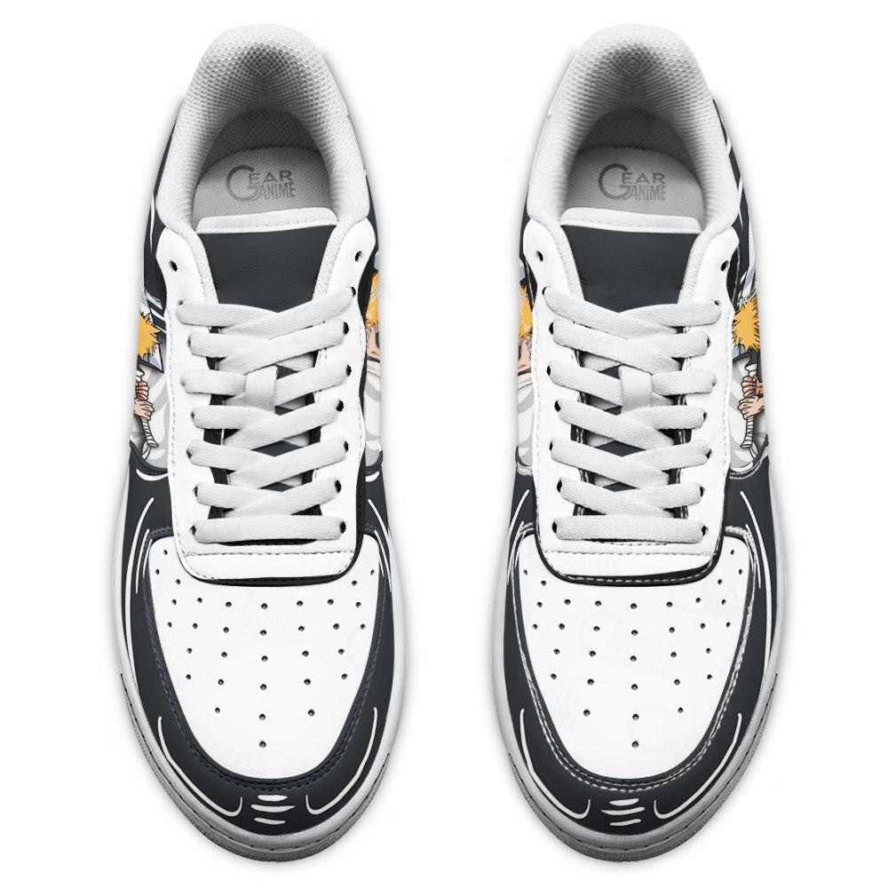 Baskets Anime Ichigo Kurosaki en Cuir Chaussures Basses Unisexes Anime Manga