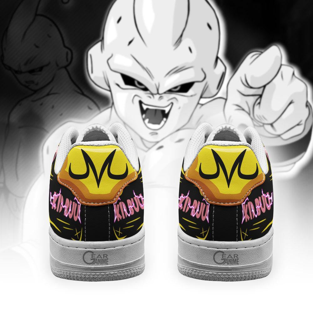 Baskets Anime Kid Buu en Cuir Chaussures Basses Unisexes Anime Manga
