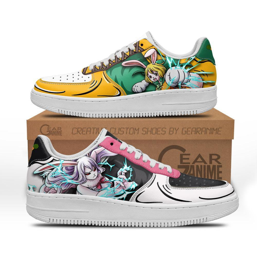 Baskets Anime Mink Carrot en Cuir Chaussures Basses Unisexes Anime Manga