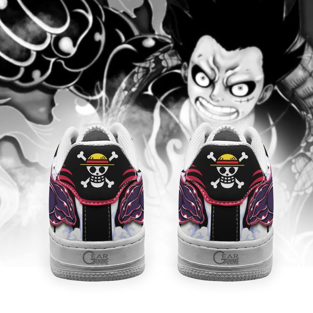 Baskets Anime Luffy Gear 4 en Cuir Chaussures Basses Unisexes One Piece