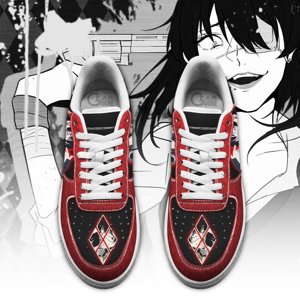 Baskets Anime Midari Ikishima en Cuir Chaussures Basses Unisexes Anime Manga