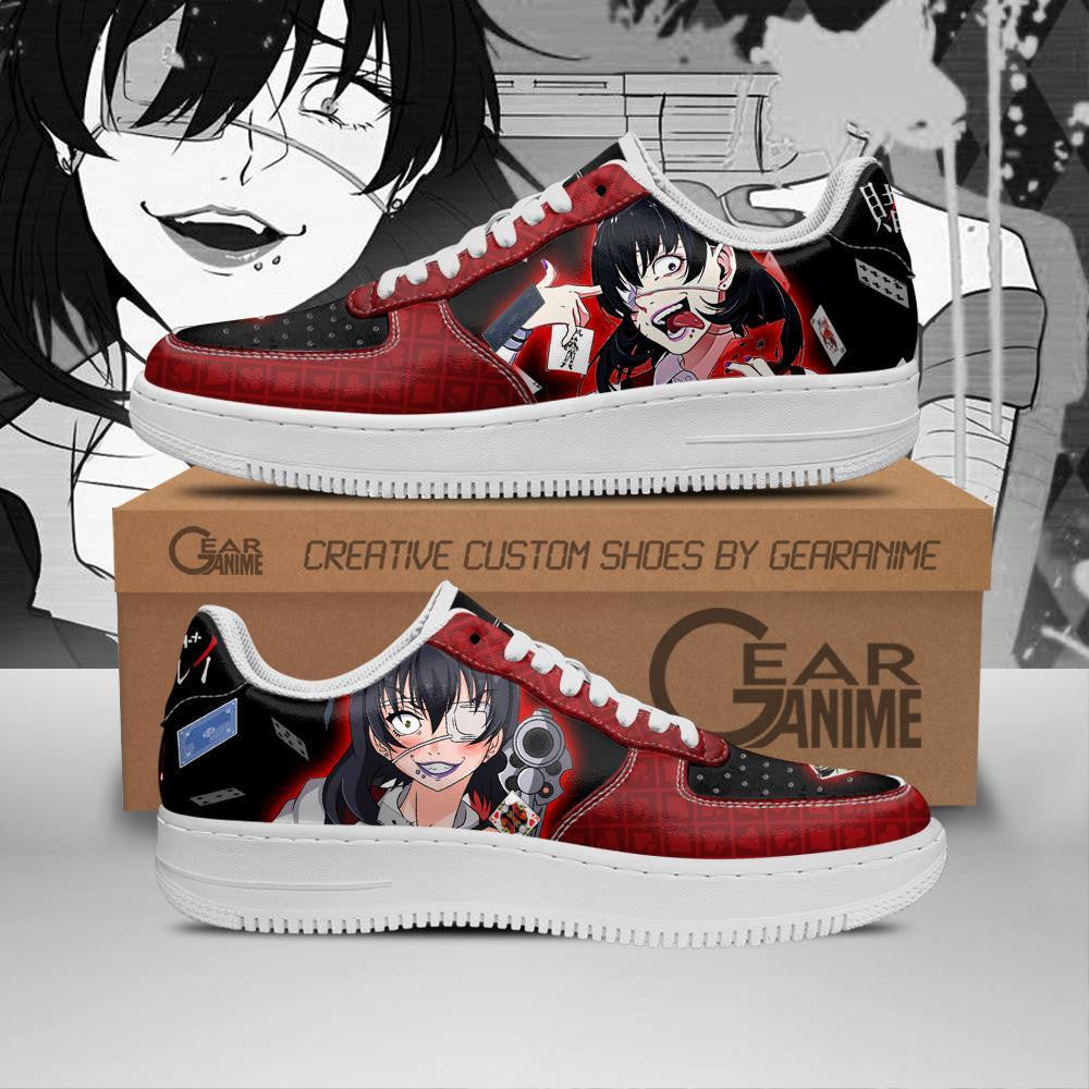 Baskets Anime Midari Ikishima en Cuir Chaussures Basses Unisexes Anime Manga