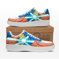 Baskets Anime Goku Kamehameha en Cuir Chaussures Basses Unisexes Dragon Ball