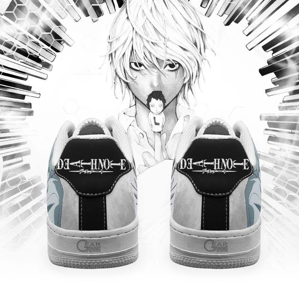 Baskets Anime Death Note Near en Cuir Chaussures Basses Unisexes Anime Manga