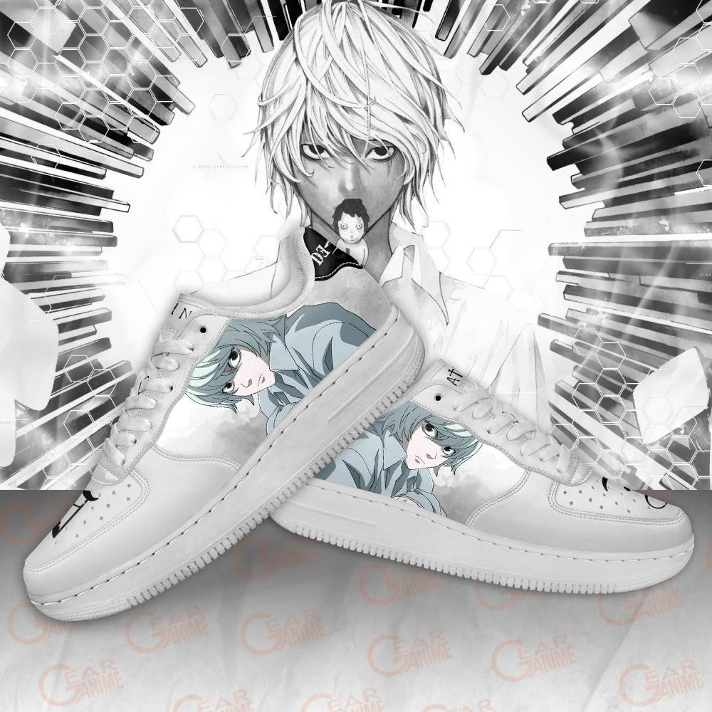 Baskets Anime Death Note Near en Cuir Chaussures Basses Unisexes Anime Manga