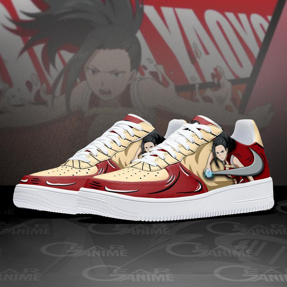 Baskets Anime Momo Yaoyorozu en Cuir Chaussures Basses Unisexes Anime Manga