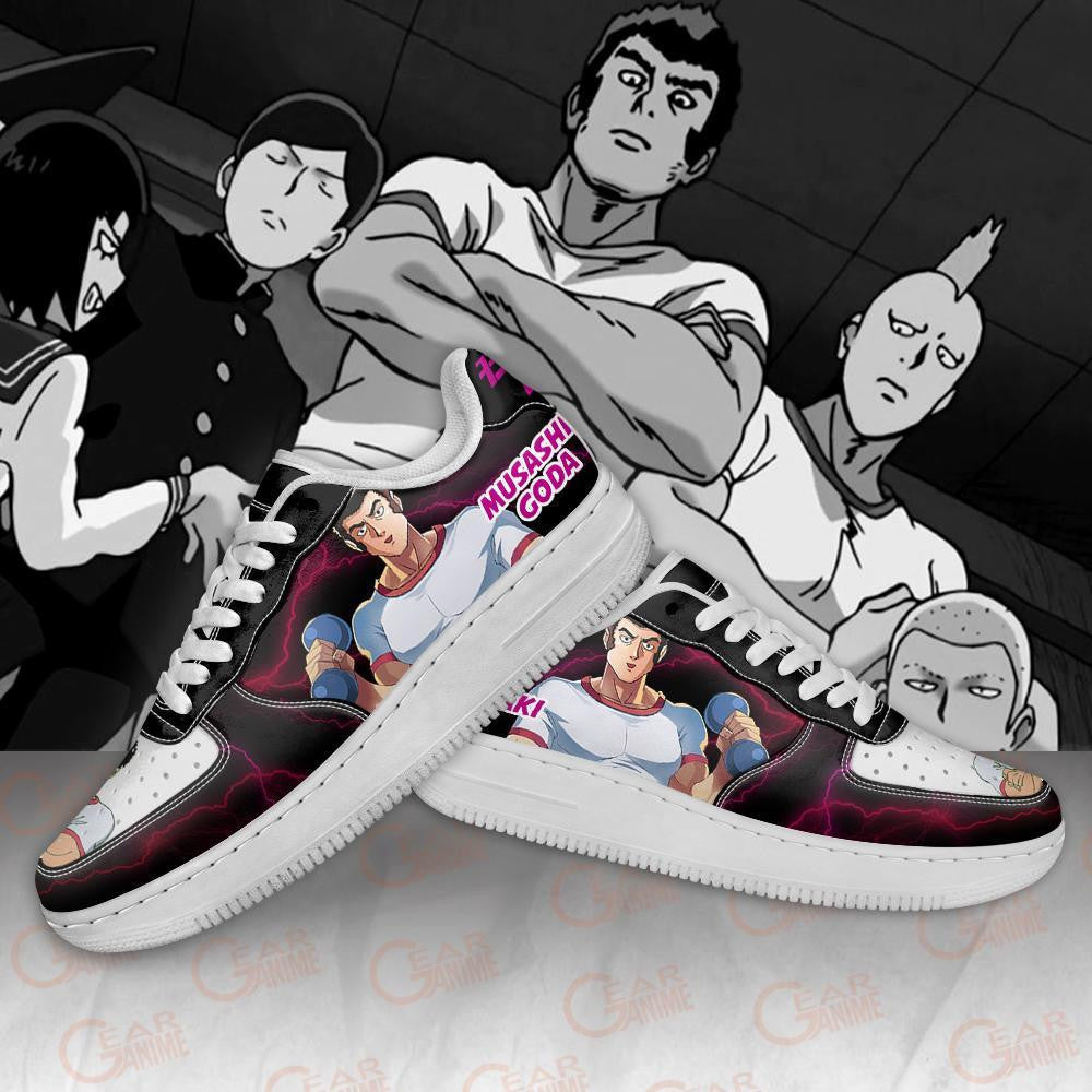 Baskets Anime Musashi Goda en Cuir Chaussures Basses Unisexes Anime Manga