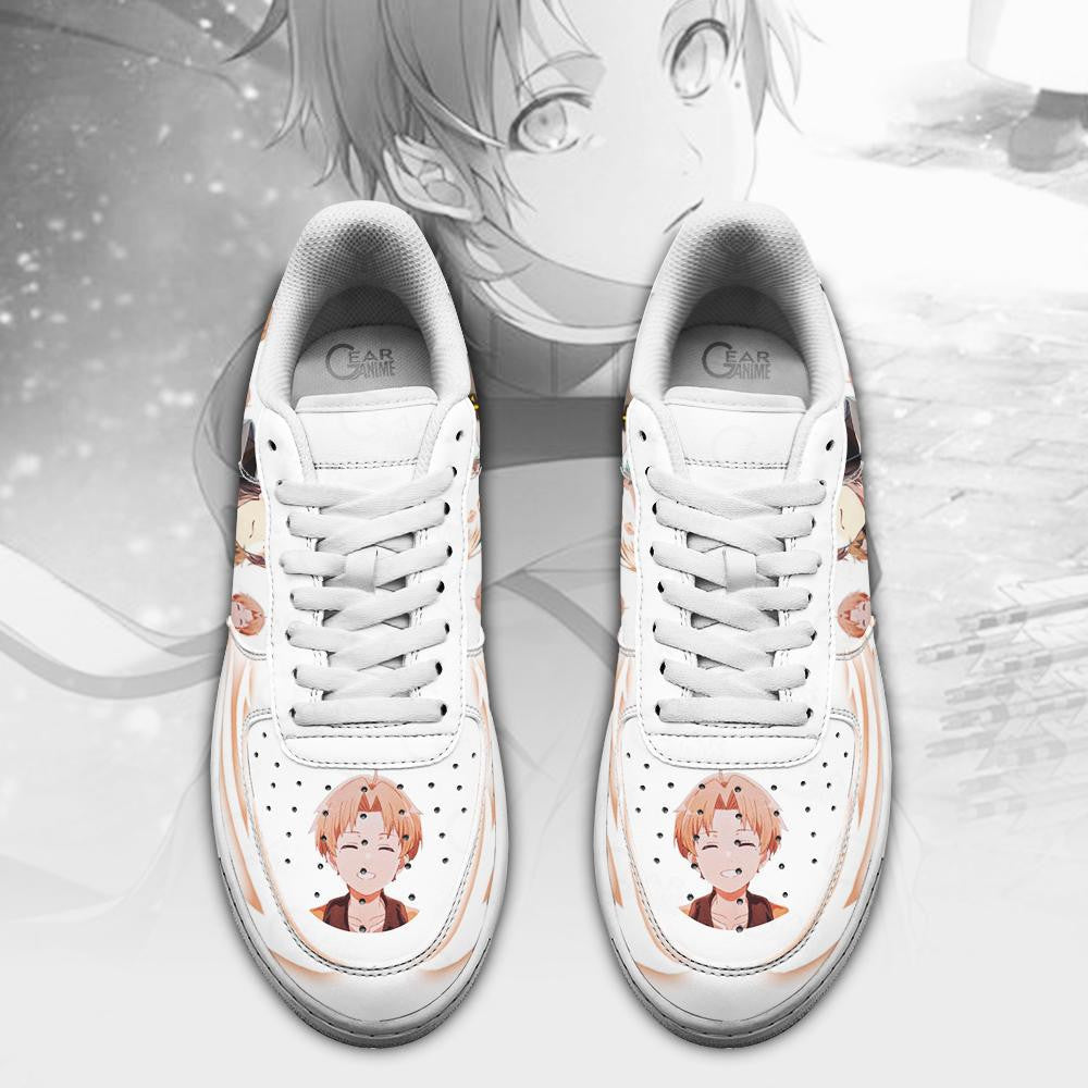 Baskets Anime Rudeus Greyrat en Cuir Chaussures Basses Unisexes Anime Manga