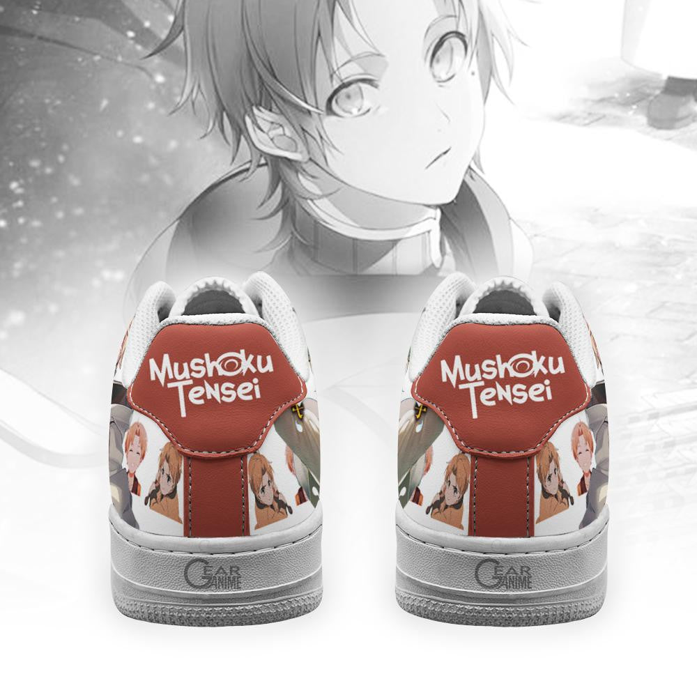 Baskets Anime Rudeus Greyrat en Cuir Chaussures Basses Unisexes Anime Manga