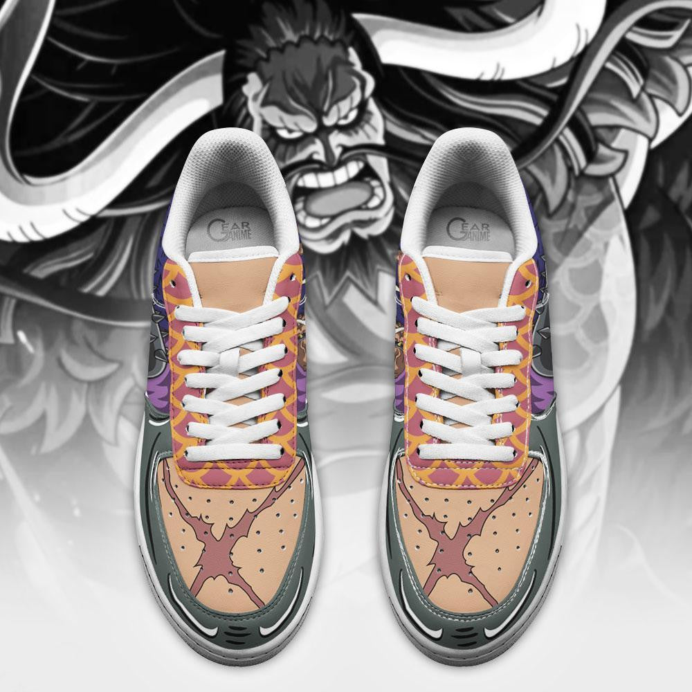 Baskets Anime OP Kaido en Cuir Chaussures Basses Unisexes Anime Manga