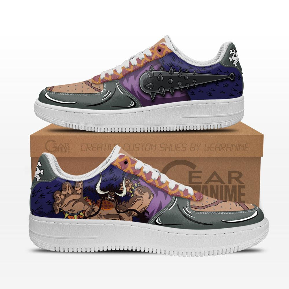 Baskets Anime OP Kaido en Cuir Chaussures Basses Unisexes Anime Manga