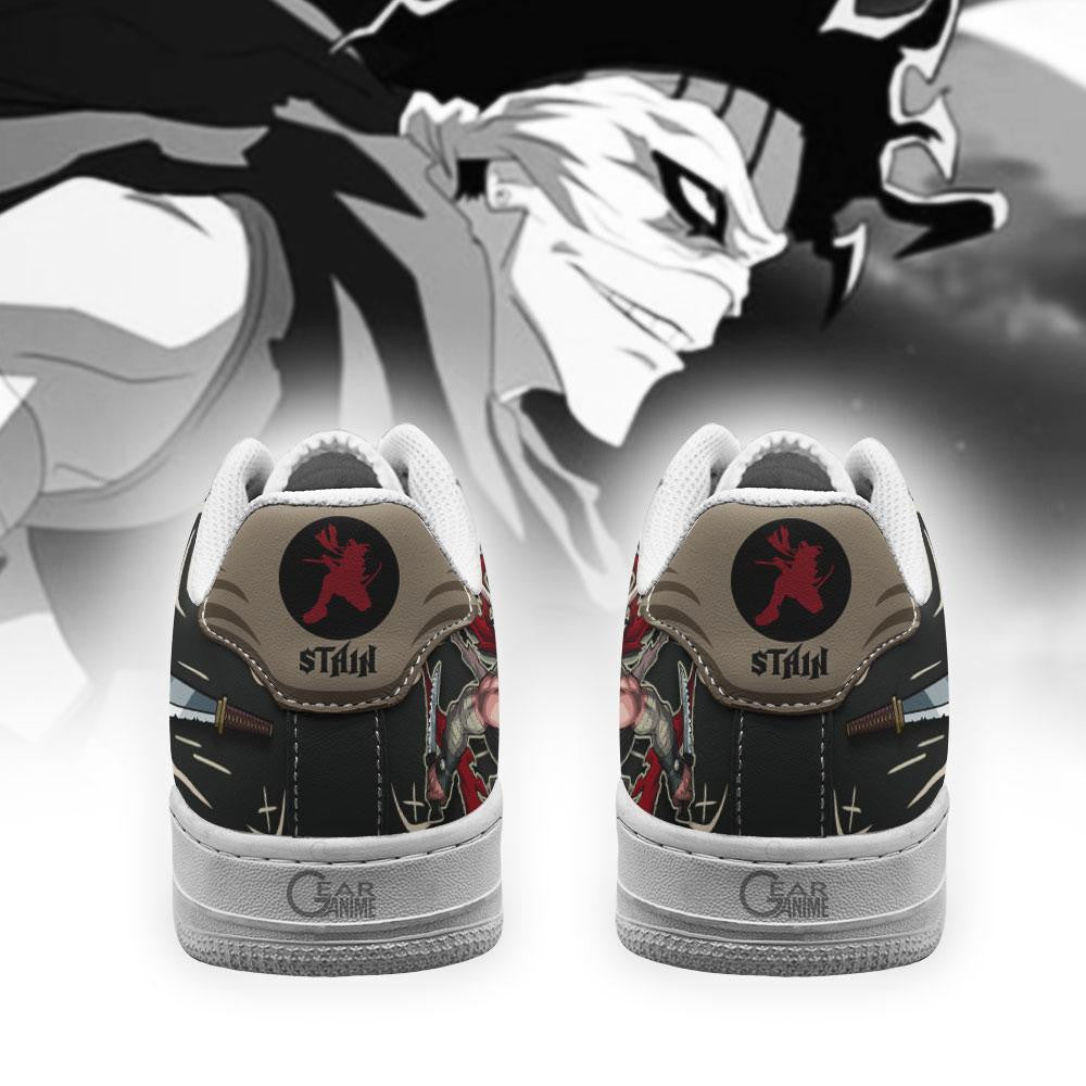Baskets Anime Hero Killer Stain en Cuir Chaussures Basses Unisexes Anime Manga