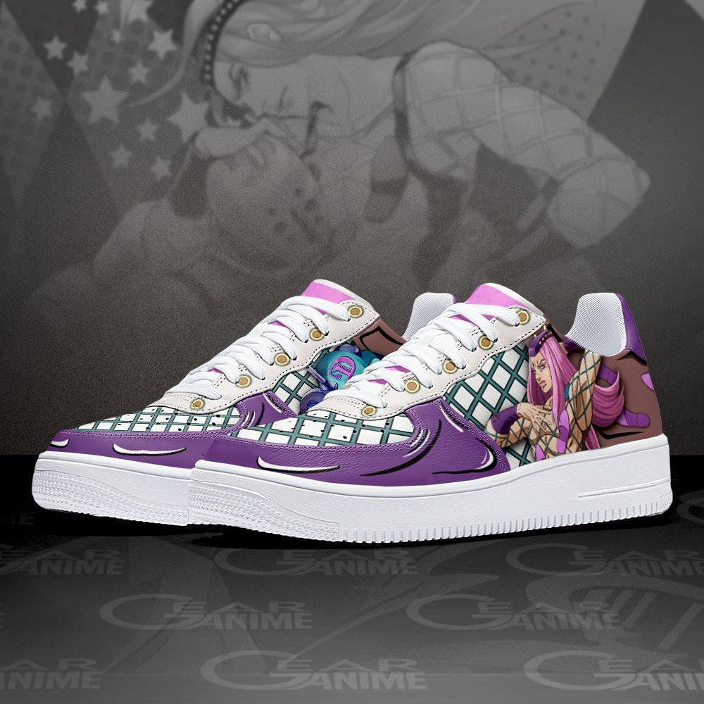 Baskets Anime Narciso Anasui en Cuir Chaussures Basses Unisexes Anime Manga