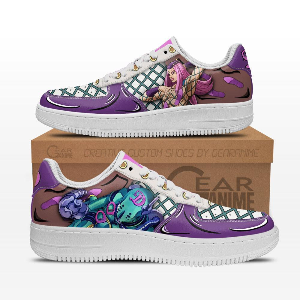 Baskets Anime Narciso Anasui en Cuir Chaussures Basses Unisexes Anime Manga