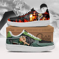 Baskets Anime Zoro and Sanji en Cuir Chaussures Basses Unisexes One Piece
