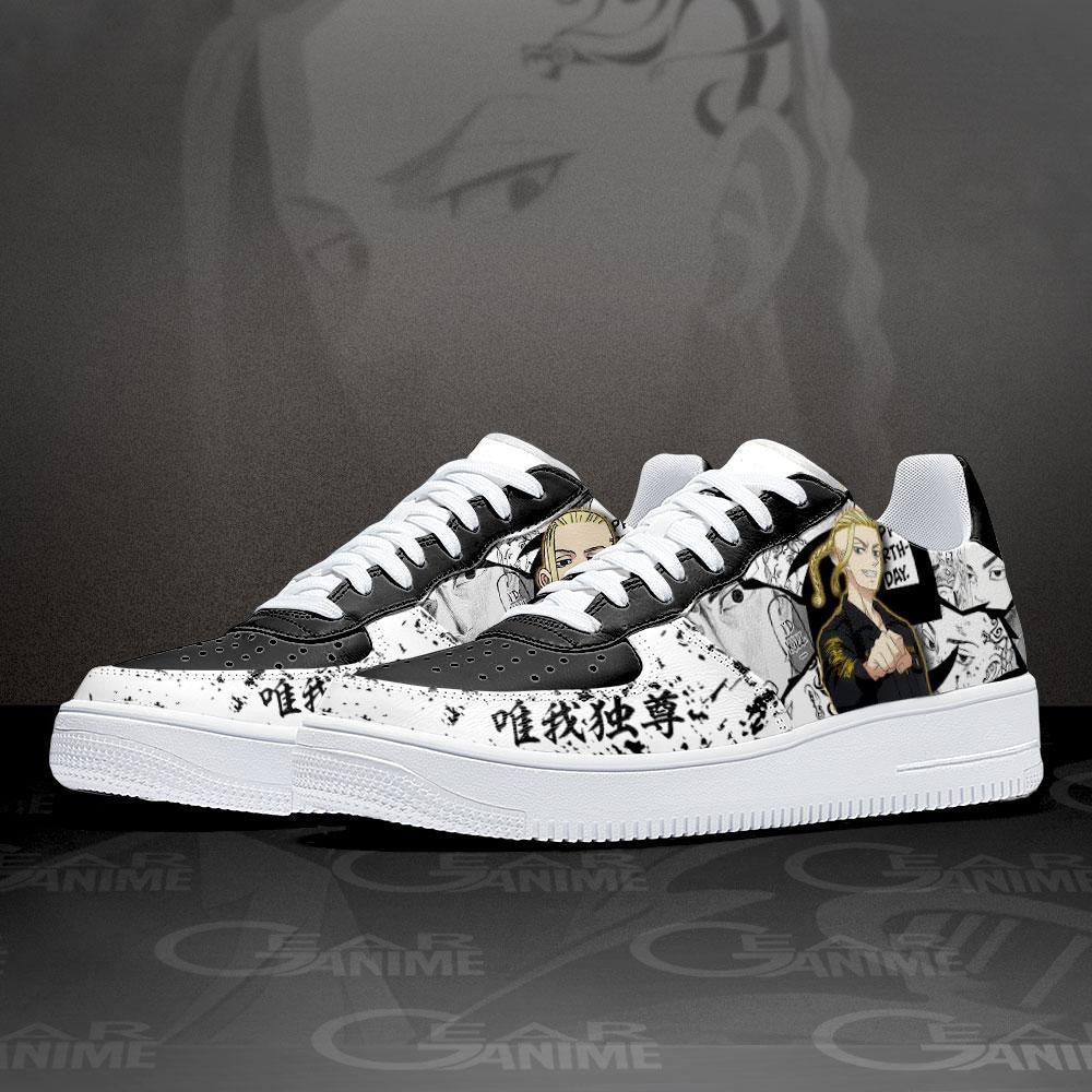 Baskets Anime Ryuguji Ken Draken en Cuir Chaussures Basses Unisexes Anime Manga