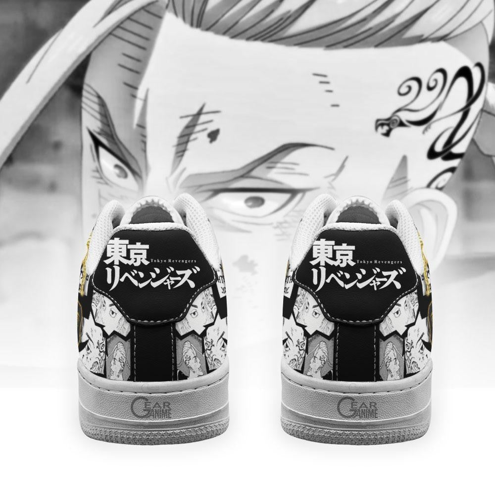 Baskets Anime Ryuguji Ken Draken en Cuir Chaussures Basses Unisexes Anime Manga