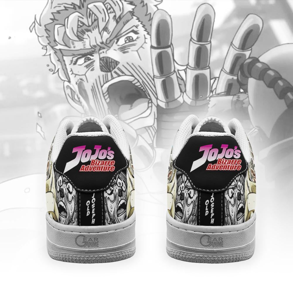 Baskets Anime Old Joseph Joestar en Cuir Chaussures Basses Unisexes Anime Manga