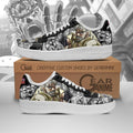 Baskets Anime Old Joseph Joestar en Cuir Chaussures Basses Unisexes Anime Manga