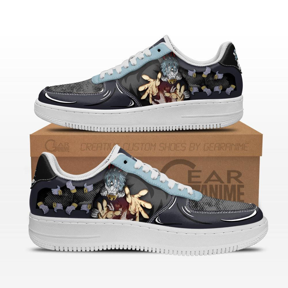 Baskets Anime Tomura Shigaraki en Cuir Chaussures Basses Unisexes Anime Manga