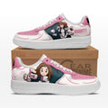 Baskets Anime Ochaco Uraraka en Cuir Chaussures Basses Unisexes Anime Manga