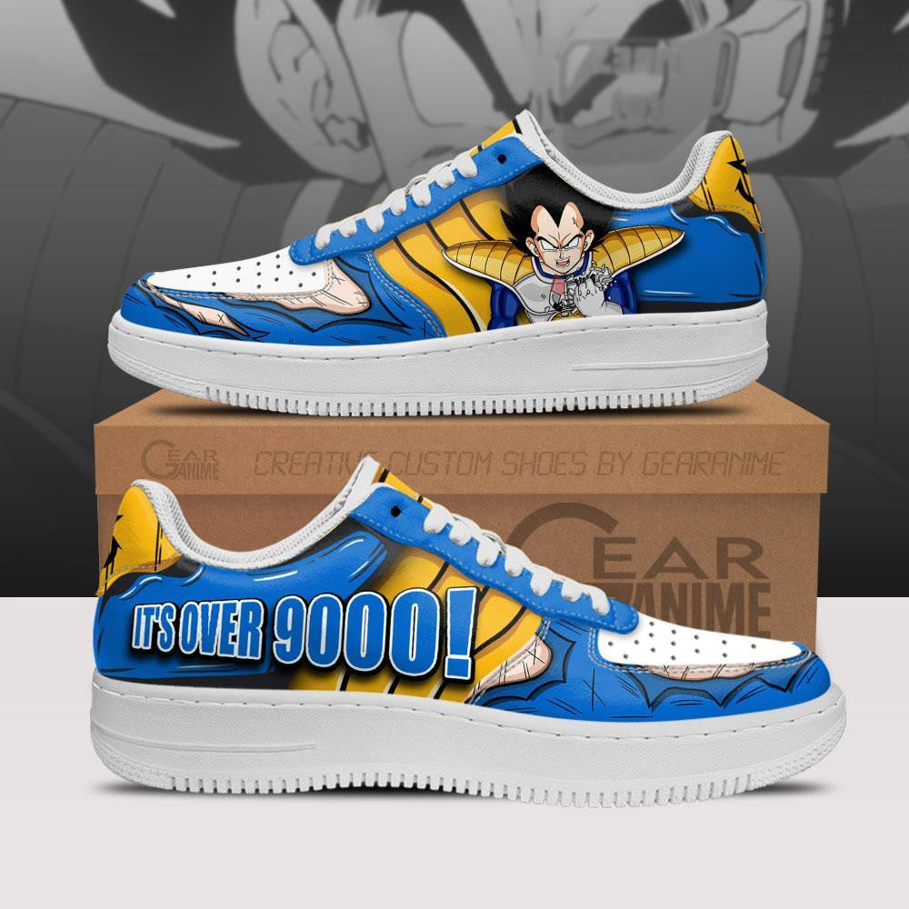 Baskets Anime Vegeta 9000 en Cuir Chaussures Basses Unisexes Dragon Ball