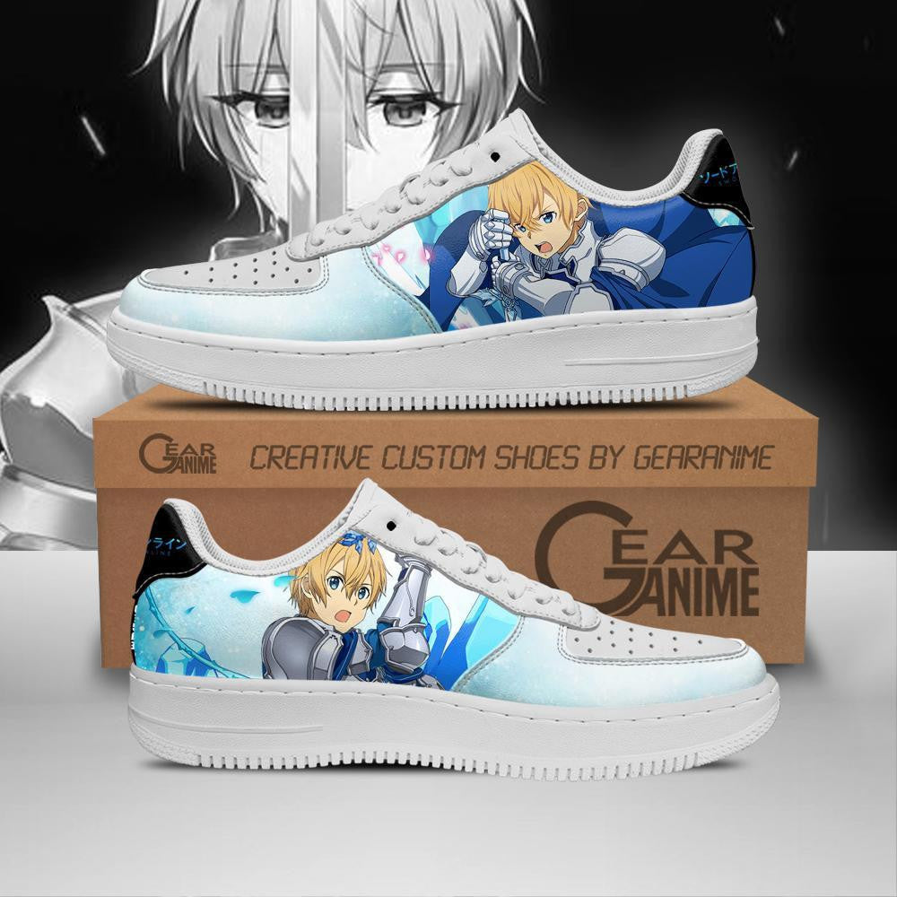Baskets Anime Eugeo en Cuir Chaussures Basses Unisexes Anime Manga