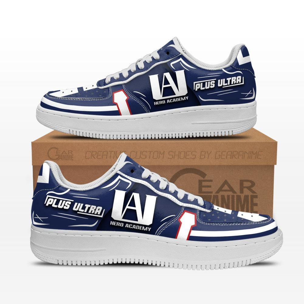 Baskets Anime UA High School en Cuir Chaussures Basses Unisexes Anime Manga