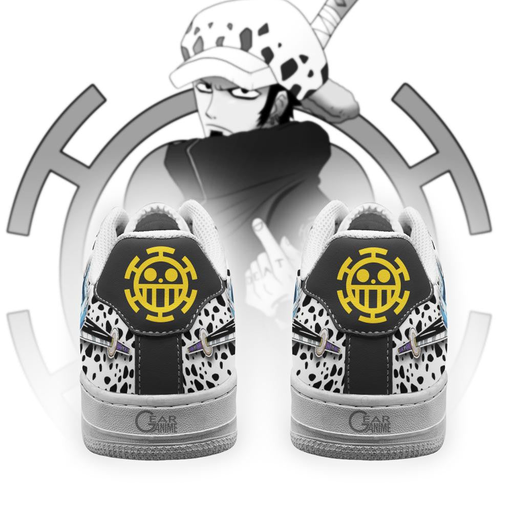 Baskets Anime Trafalgar Law Room en Cuir Chaussures Basses Unisexes Anime Manga