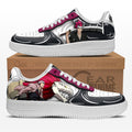 Baskets Anime Renji Abarai en Cuir Chaussures Basses Unisexes Anime Manga