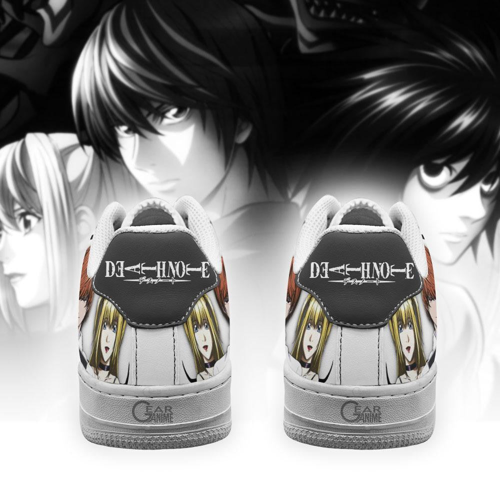 Baskets Anime Death Note en Cuir Chaussures Basses Unisexes Anime Manga