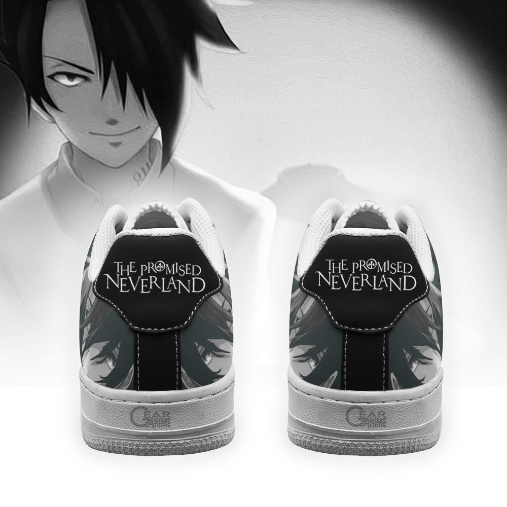 Baskets Anime Ray Neverland en Cuir Chaussures Basses Unisexes Anime Manga