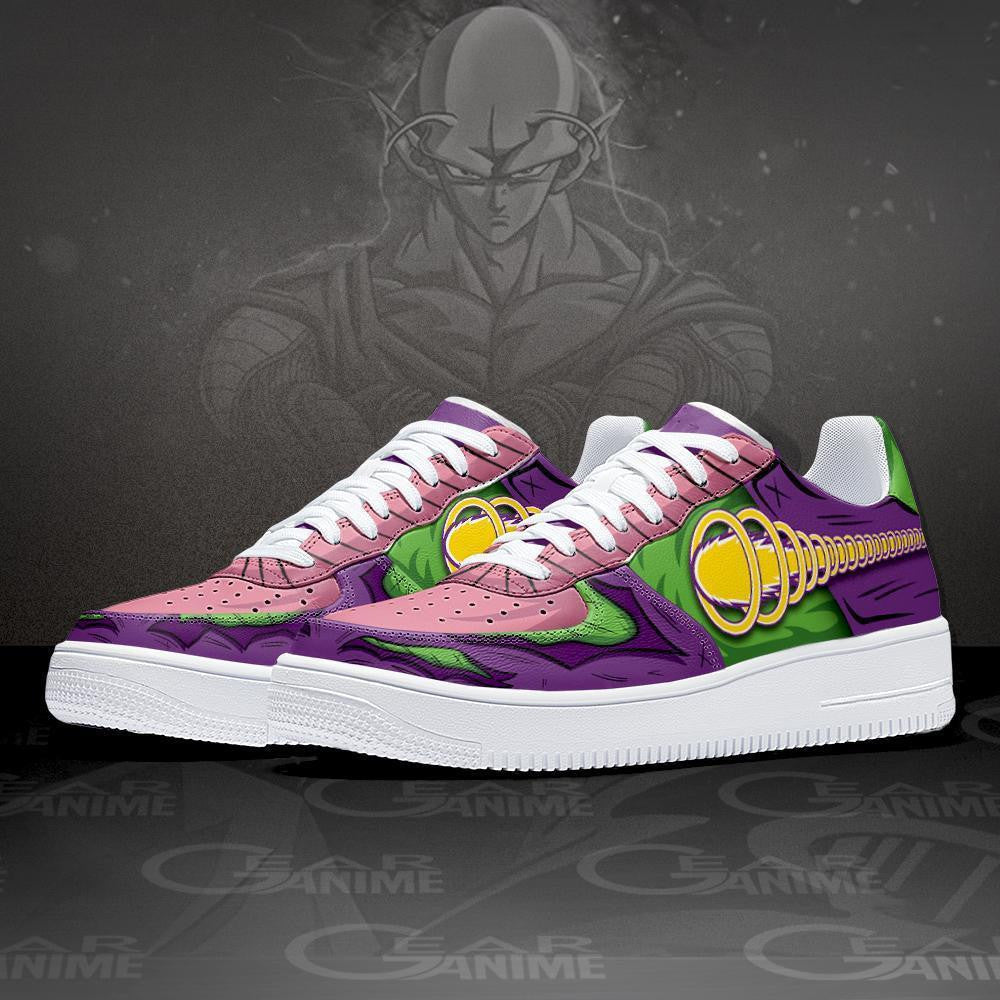 Baskets Anime Piccolo Beam Cannon en Cuir Chaussures Basses Unisexes Anime Manga