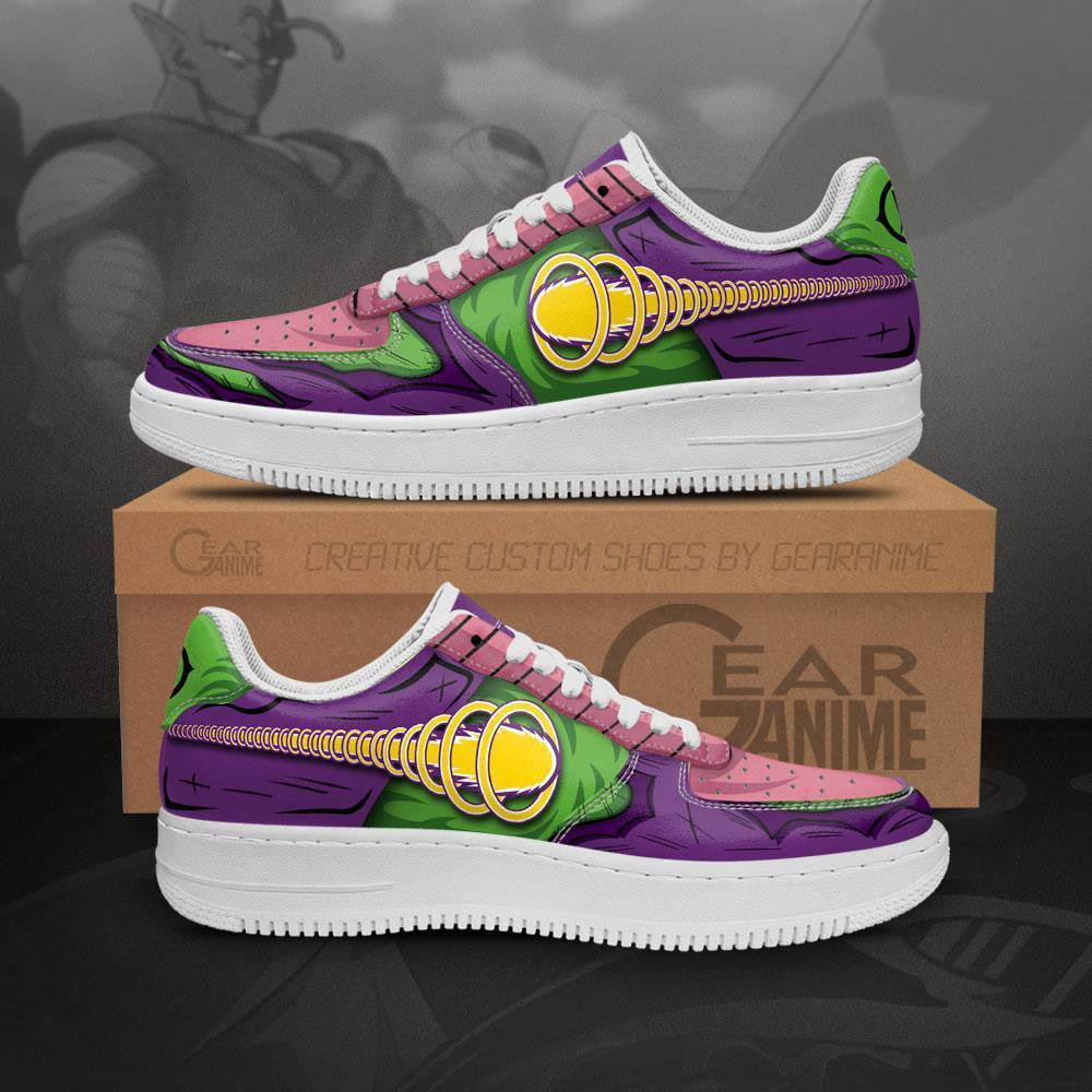 Baskets Anime Piccolo Beam Cannon en Cuir Chaussures Basses Unisexes Anime Manga