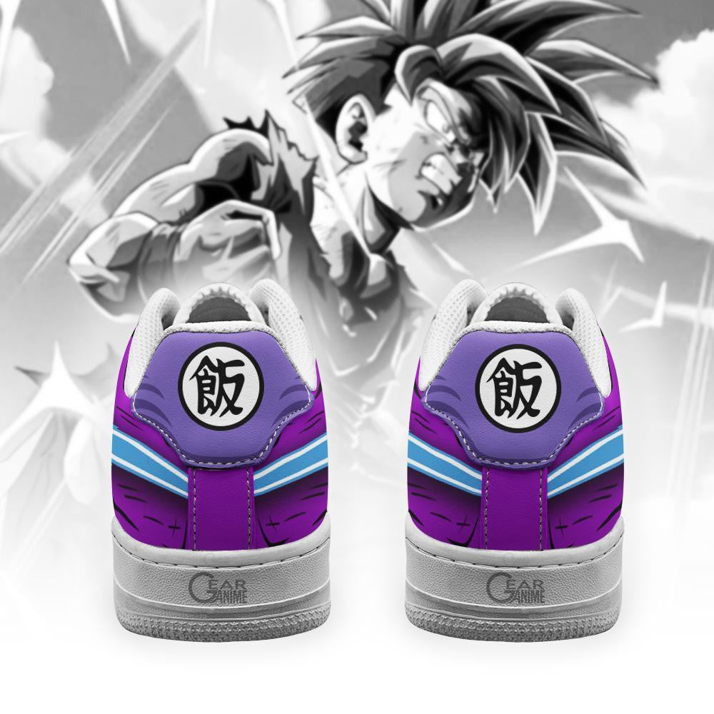 Baskets Anime Gohan Power en Cuir Chaussures Basses Unisexes Anime Manga