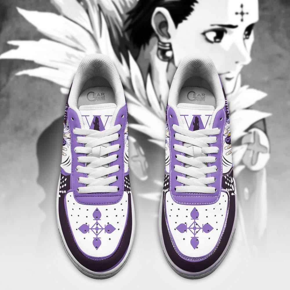 Baskets Anime Chrollo Lucilfer en Cuir Chaussures Basses Unisexes Anime Manga