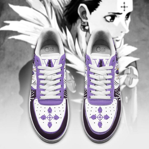 Baskets Anime Chrollo Lucilfer en Cuir Chaussures Basses Unisexes Anime Manga