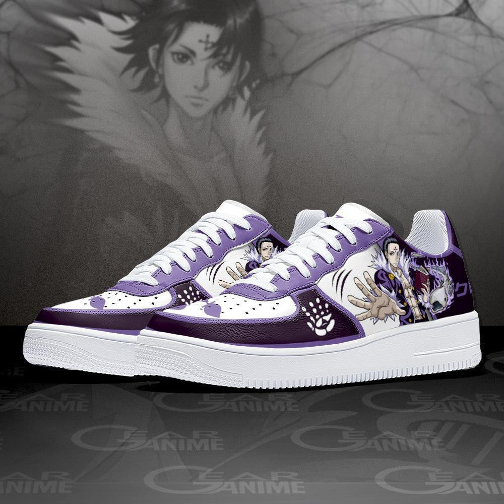 Baskets Anime Chrollo Lucilfer en Cuir Chaussures Basses Unisexes Anime Manga