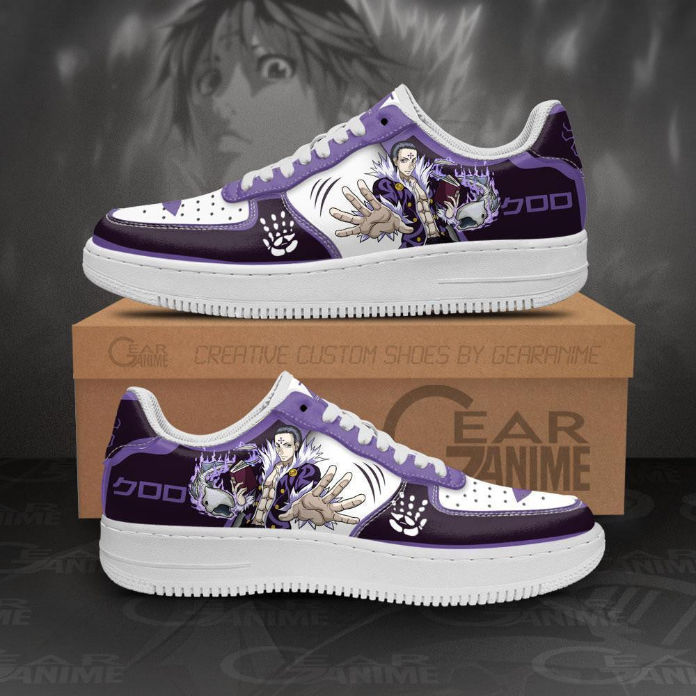 Baskets Anime Chrollo Lucilfer en Cuir Chaussures Basses Unisexes Anime Manga