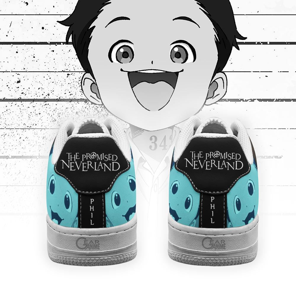 Baskets Anime Phil Neverland en Cuir Chaussures Basses Unisexes Anime Manga