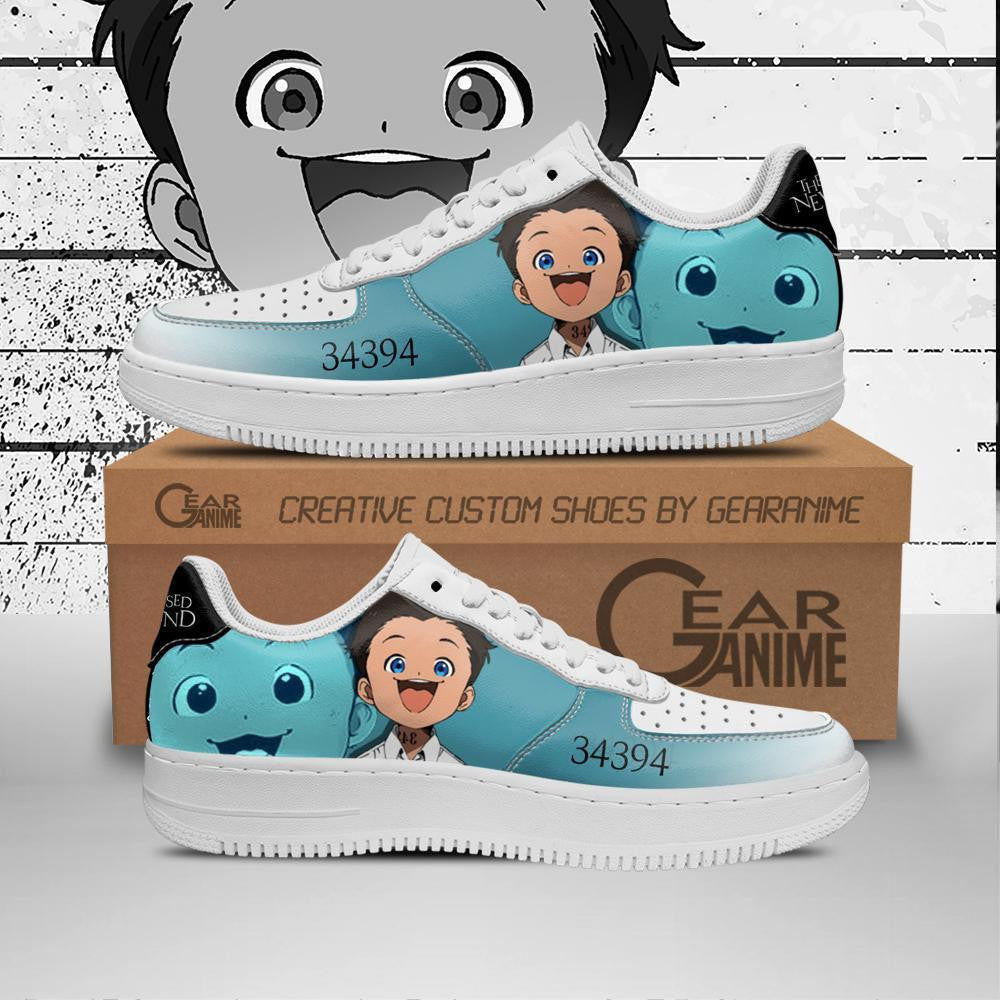 Baskets Anime Phil Neverland en Cuir Chaussures Basses Unisexes Anime Manga