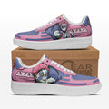 Baskets Anime Akaza Custom Low-Top Leather Sneakers Fighting en Cuir Chaussures Basses Unisexes Anime Manga